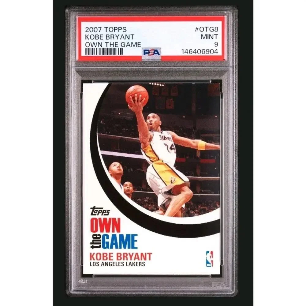 2007 Topps Own the Game #OTG8 Kobe Bryant PSA 9 Mint Los Angeles Lakers Card